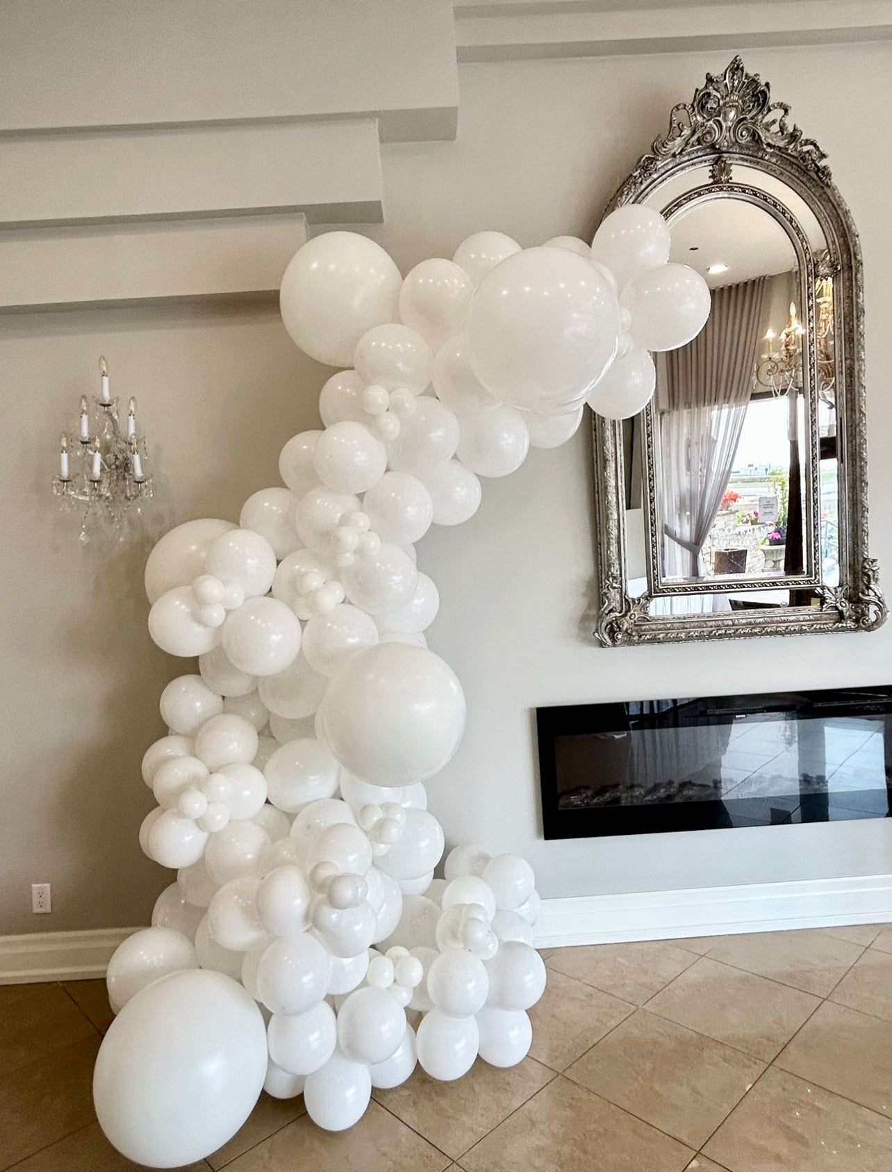 Toronto Wedding and Engagement Balloon Arch Event Decor - Our Famous Half Arch - Greater Toronto Area and Vaughan Balloon Decor